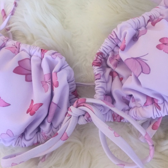 NEW! Purple Lilac Butterfly Bikini Swimsuit Set - Picture 15 of 17